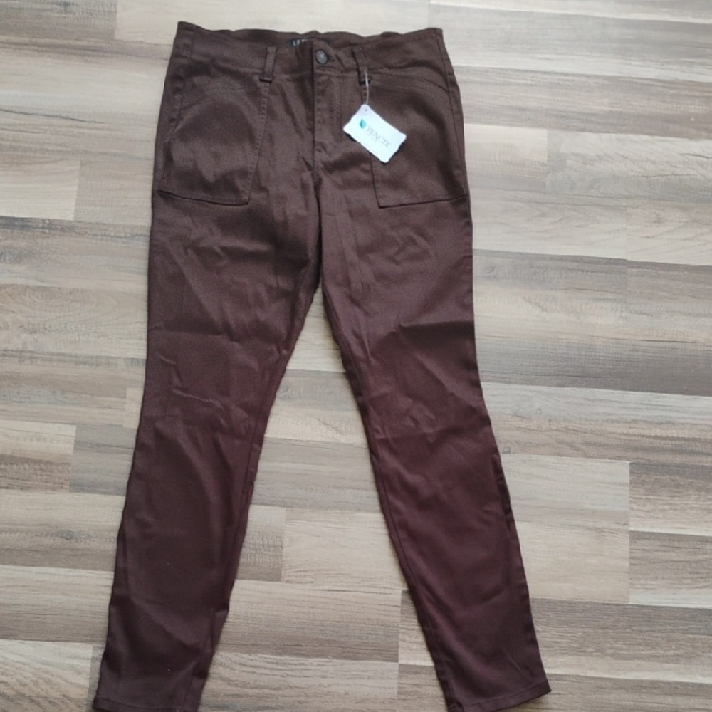 Level 99 Women’s Brown Slim Utility Chinos
